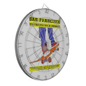 San Francisco, Verenigde Staten Schaats Dartbord (Voorkant Links)