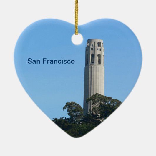 San Francisco-versiering Keramisch Ornament (Achterkant)