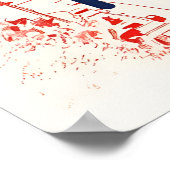 San Francisco Victoriaans huizen Art Print (Hoek)