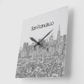 San Francisco Vierkante Klok (Hoek)