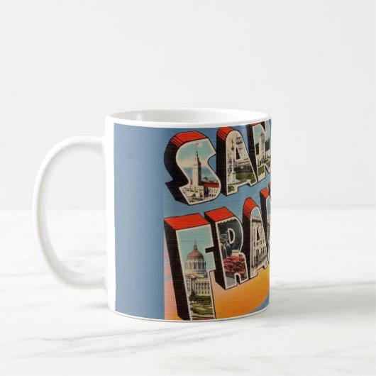 San Francisco Vintage Koffiemok (Links)