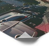 San Francisco Vintage Kunst Poster (Hoek)