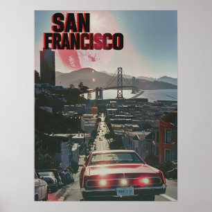 San Francisco Vintage Kunst Poster