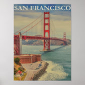 San Francisco Vintage Poster (Voorkant)