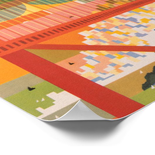 San Francisco Vintage Poster (Hoek)