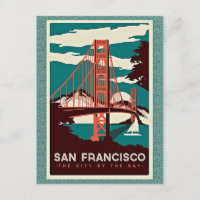San Francisco vintage-poster