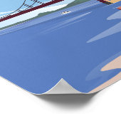 San francisco vintage-poster poster (Hoek)