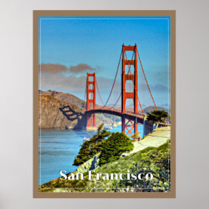San Francisco vintage-poster Poster