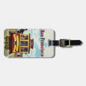 San Francisco Vintage Travel bagagelabel (Voorkant horizontaal)