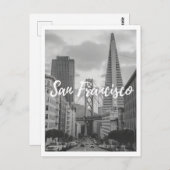 San Francisco Vintage Travel Briefkaart (Voorkant / Achterkant)