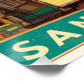 San Francisco Vintage Travel Poster (Hoek)