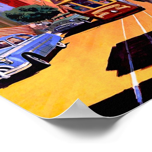 San Francisco Vintage Travel Poster (Hoek)