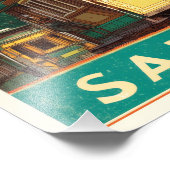 San Francisco Vintage Travel Poster (Hoek)