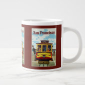 San Francisco Vintage Travel Poster mokken (Rechts)