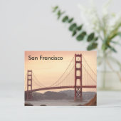 San Francisco Vintage Travel Toerisme Briefkaart (Staand voorkant)