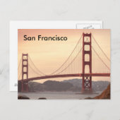 San Francisco Vintage Travel Toerisme Briefkaart (Voorkant / Achterkant)