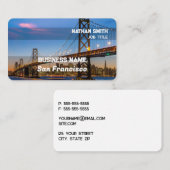 San Francisco Visitekaartje (Voorkant / Achterkant)