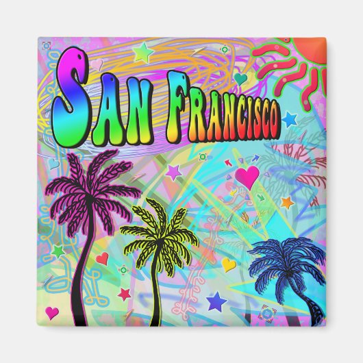 San Francisco Vivid Romance Magnet (Voorkant)