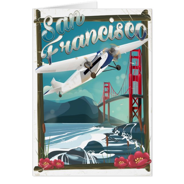 San Francisco vluchtreisposter (Voorkant)