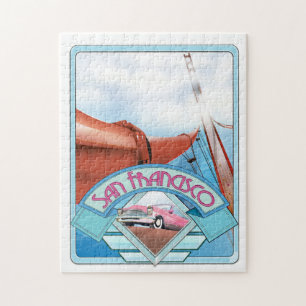 San Francisco, VS, reisposter Legpuzzel