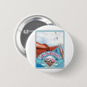 San Francisco, VS, reisposter Ronde Button 5,7 Cm (Voorkant /achterkant)