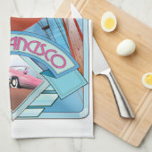 San Francisco, VS, reisposter Theedoek (Quarter Fold)