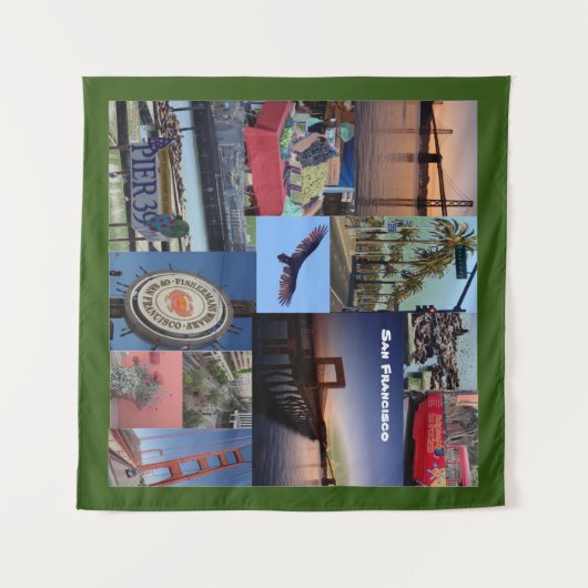 San Francisco Wandkleed (Voorkant (horizontaal))