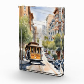 San Francisco waterverf kunst Fotoblokken (Rechts)