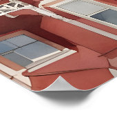 San Francisco waterverf kunst Poster (Hoek)