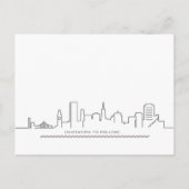 San Francisco Wedding Bewaar de datum met foto Aankondigingskaart (Achterkant)