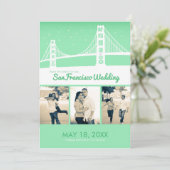 San Francisco Wedding Save-the-date Save The Date (Staand voorkant)
