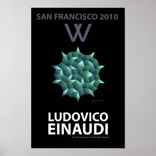 San Francisco Welcome Ludovico Einaudi Poster (Voorkant)
