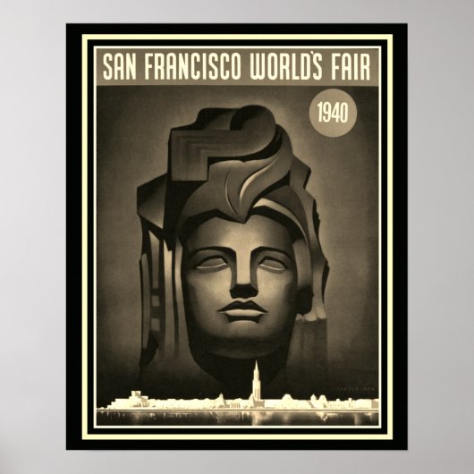 San Francisco World's Fair 1940 print -16 x 20 (Voorkant)
