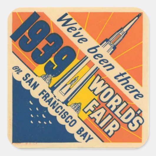 San Francisco World's Fair Sticker (Voorkant)