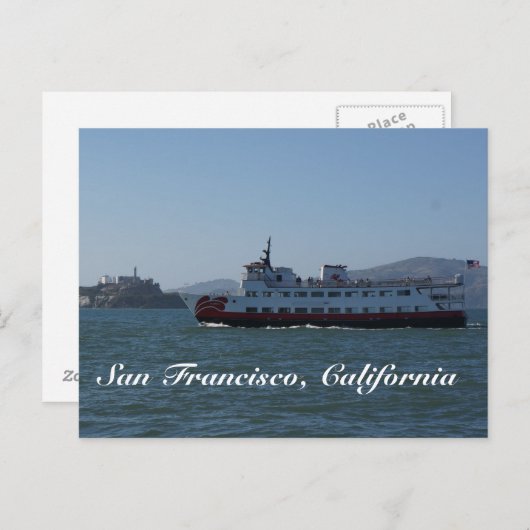 San Francisco Zalophus Ship Briefkaart (Voorkant / Achterkant)