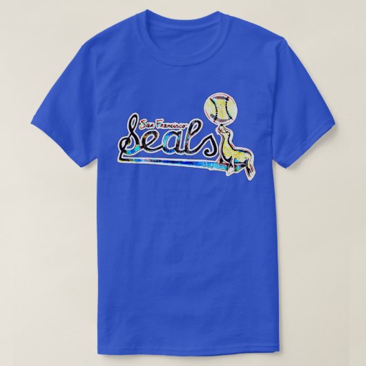 San Francisco zeehonden honkbal T-shirt (Design voorkant)