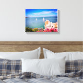 San Francisco zeilboten op de baai Canvas Afdruk (Insitu (Slaapkamer))