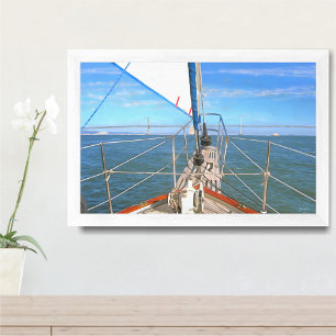 San Francisco Zeilen 0869 Kunstprint Poster