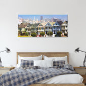 San Francisco's beroemde gefinteerde dames Canvas Afdruk (Insitu (Slaapkamer))