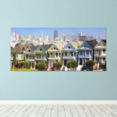 San Francisco's beroemde gefinteerde dames Canvas Afdruk (Insitu (Houten vloer))