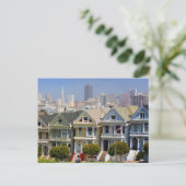 San Francisco's beroemde geschilderde dames Briefkaart (Staand voorkant)