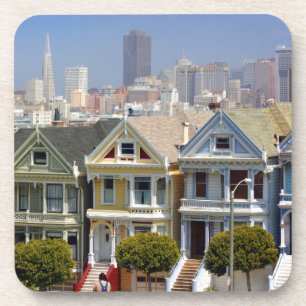San Francisco's beroemde geschilderde dames Onderzetter