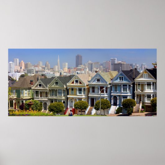 San Francisco's beroemde geschilderde dames Poster (Voorkant)