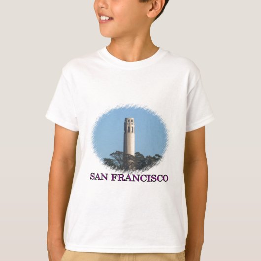 San Francisco's Coit Tower T-shirt (Voorkant)