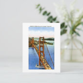 San Francisco's Golden Gate Bridge Briefkaart (Staand voorkant)