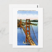 San Francisco's Golden Gate Bridge Briefkaart (Voorkant / Achterkant)