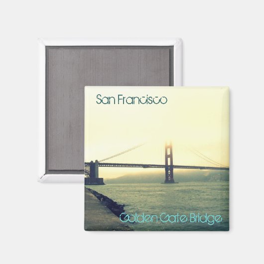 San Francisco's Golden Gate Bridge Magneet (Voorkant / Achterkant)
