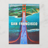 San Francisco's Golden Gate-brug  Briefkaart (Voorkant)