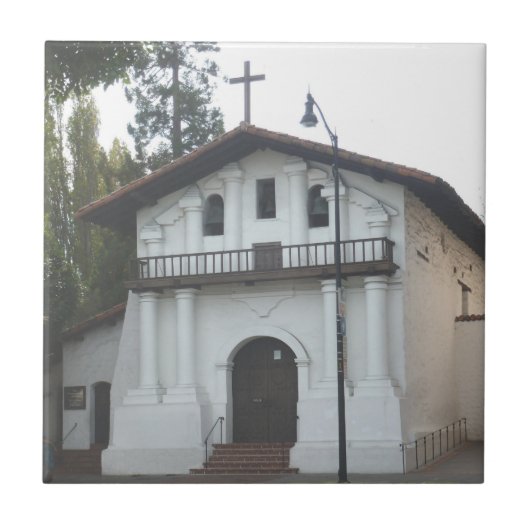 San Francisco's Mission Dolores Tegeltje (Voorkant)