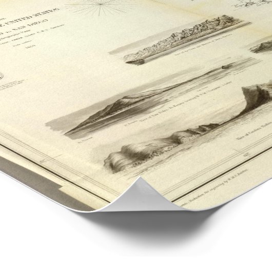 San FranciscoSan Diego Poster (Hoek)